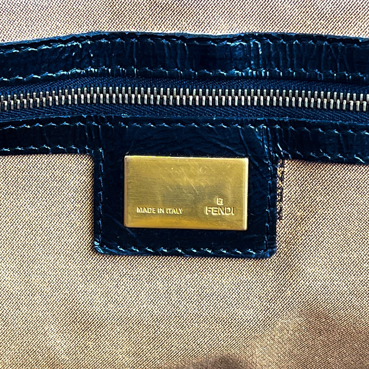 Fendi Black Patent Leather De Jour Tote Bag - St. Luxe