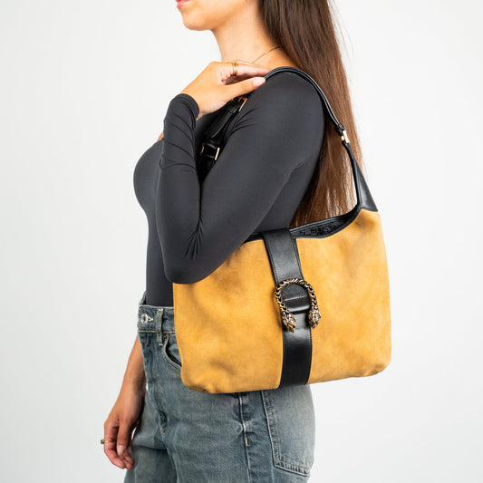 Gucci Suede Dionysus Shoulder Bag - St. Luxe