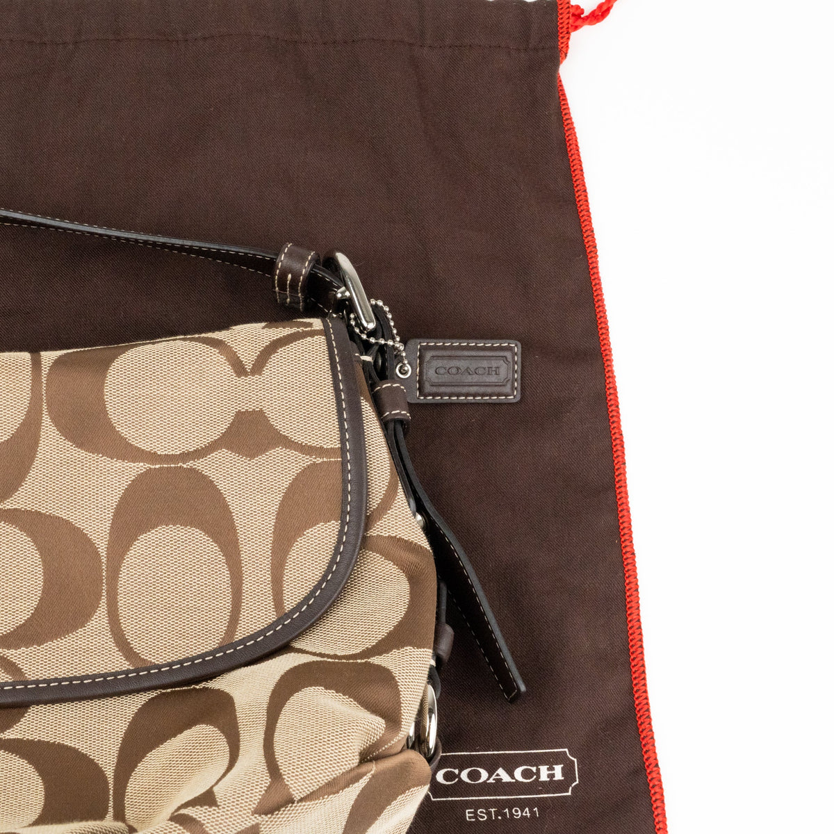 Coach Signature Sufflette Shoulder Bag - St. Luxe