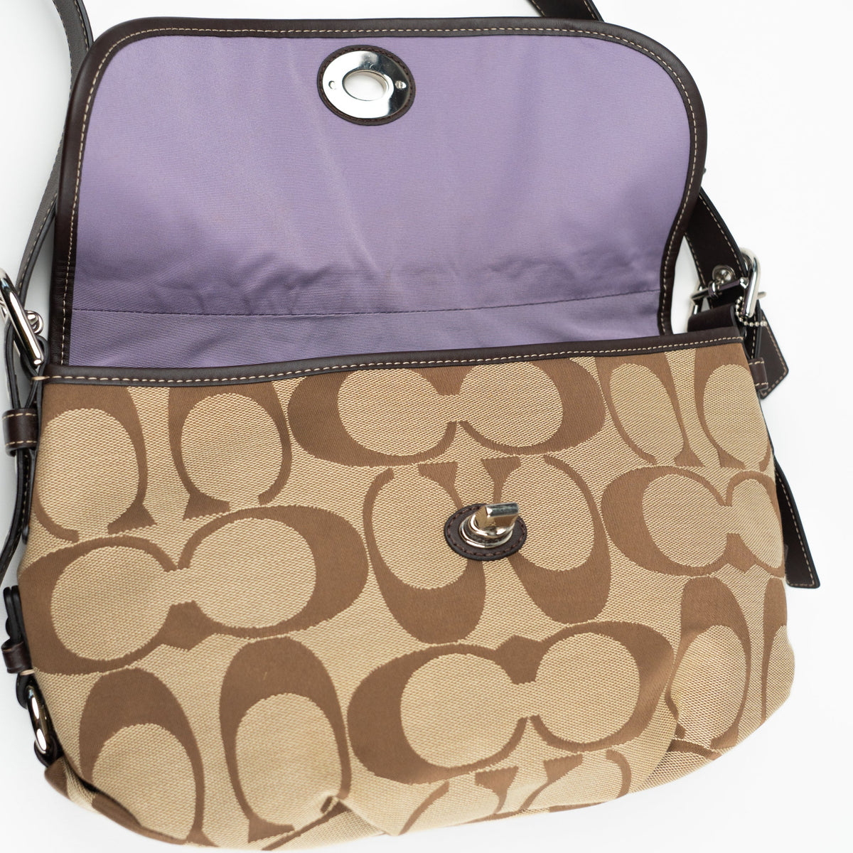 Coach Signature Sufflette Shoulder Bag - St. Luxe