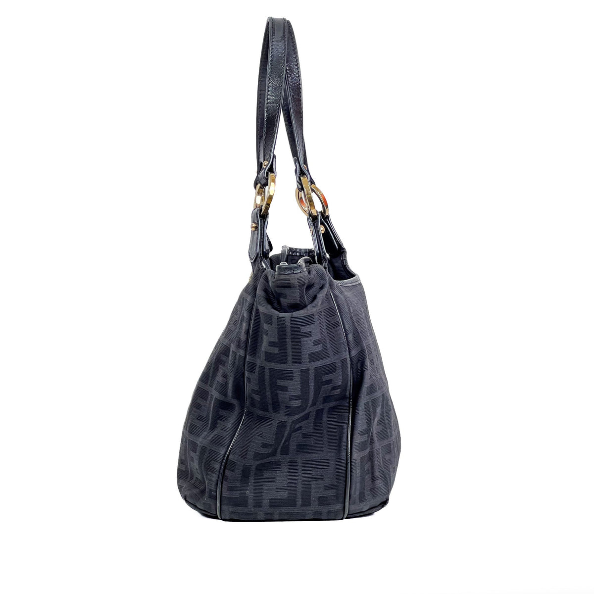 Fendi Chef Black Zucca Canvas Tote Bag - Saint Luxe