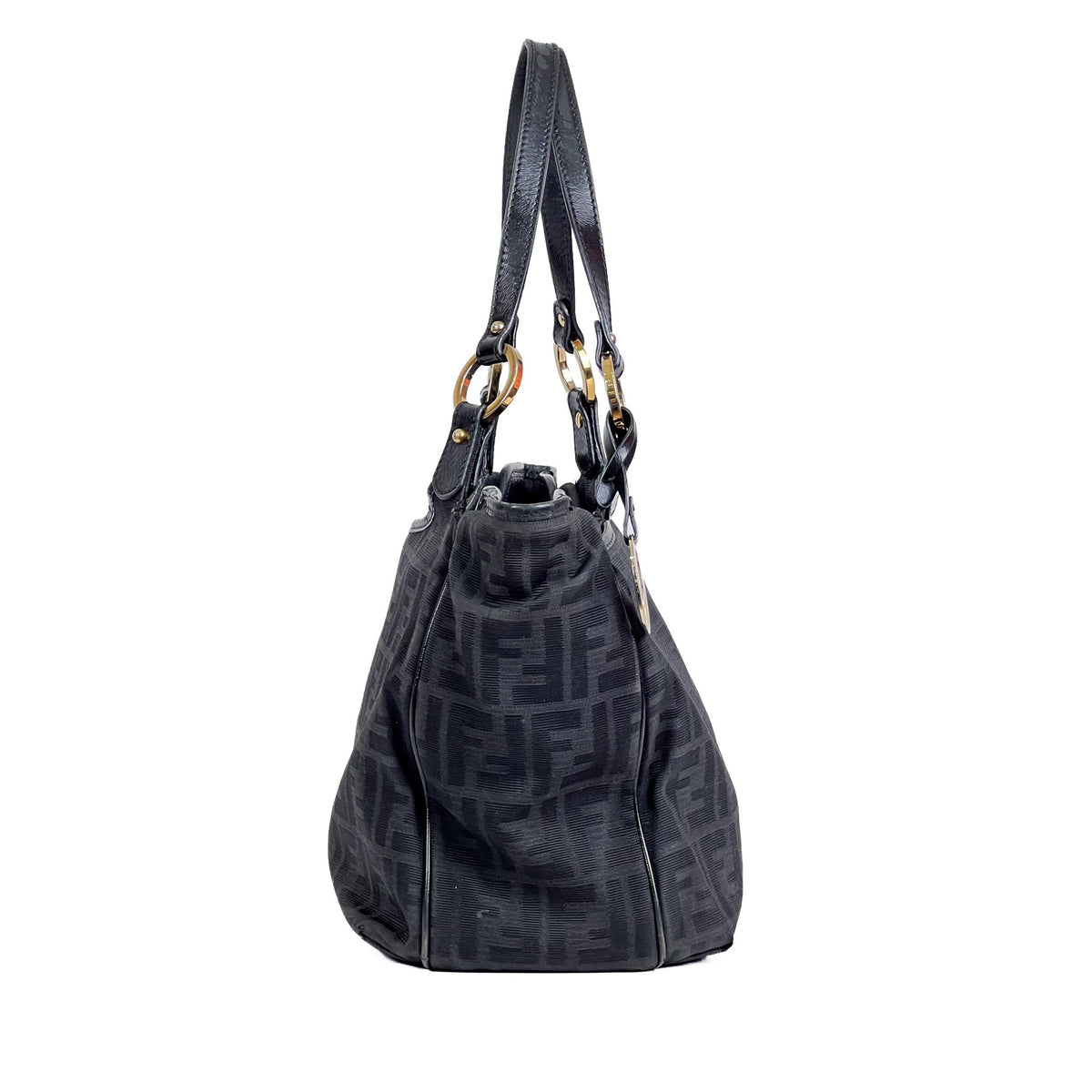 Fendi Chef Black Zucca Canvas Tote Bag - Saint Luxe