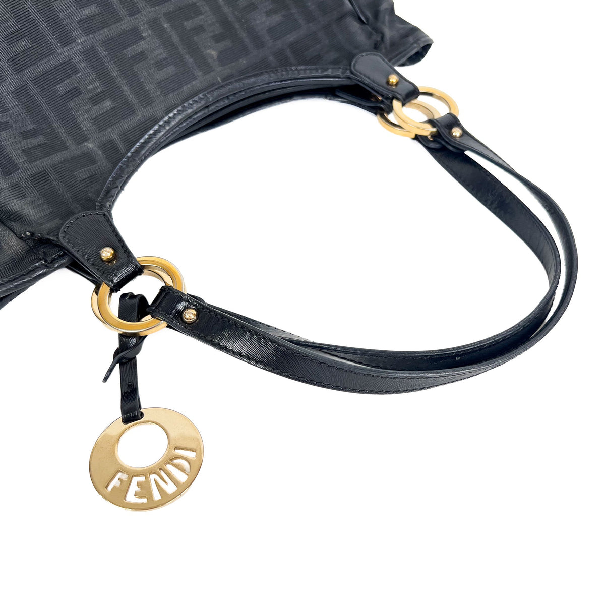 Fendi Chef Black Zucca Canvas Tote Bag - Saint Luxe