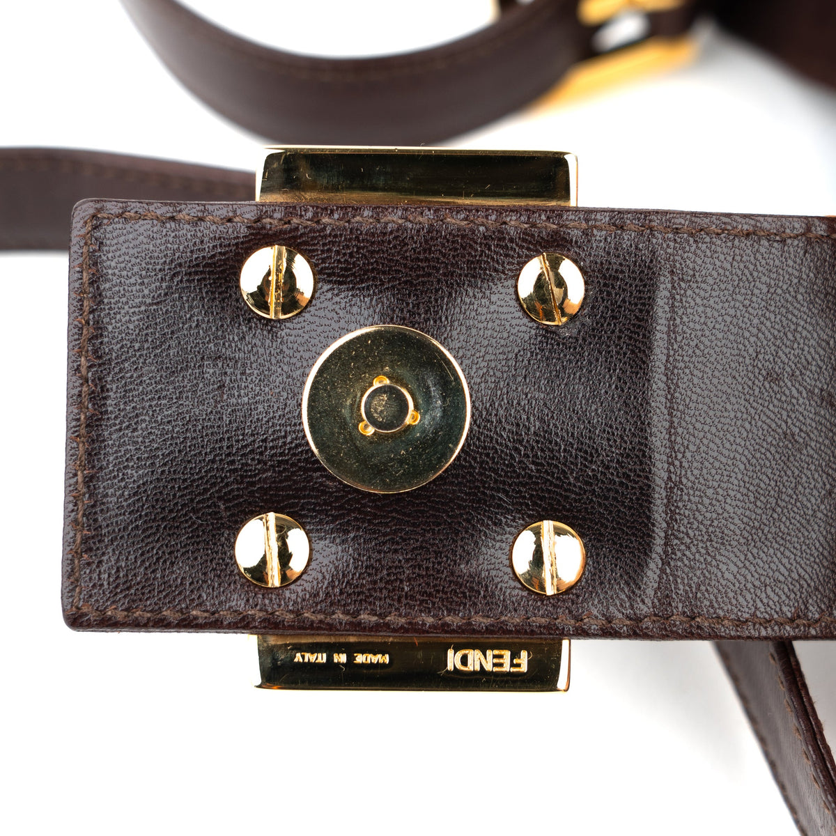 Fendi Mamma Baguette Dark Brown Suede - St. Luxe