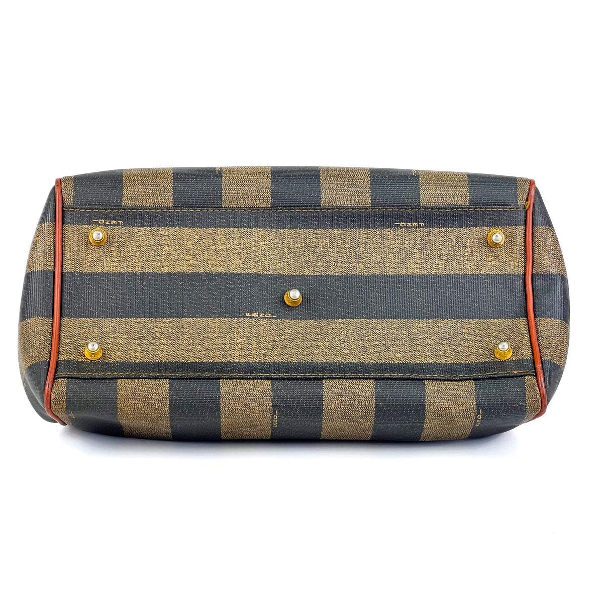 Fendi Pequin Boston Stripe Handbag - St. Luxe