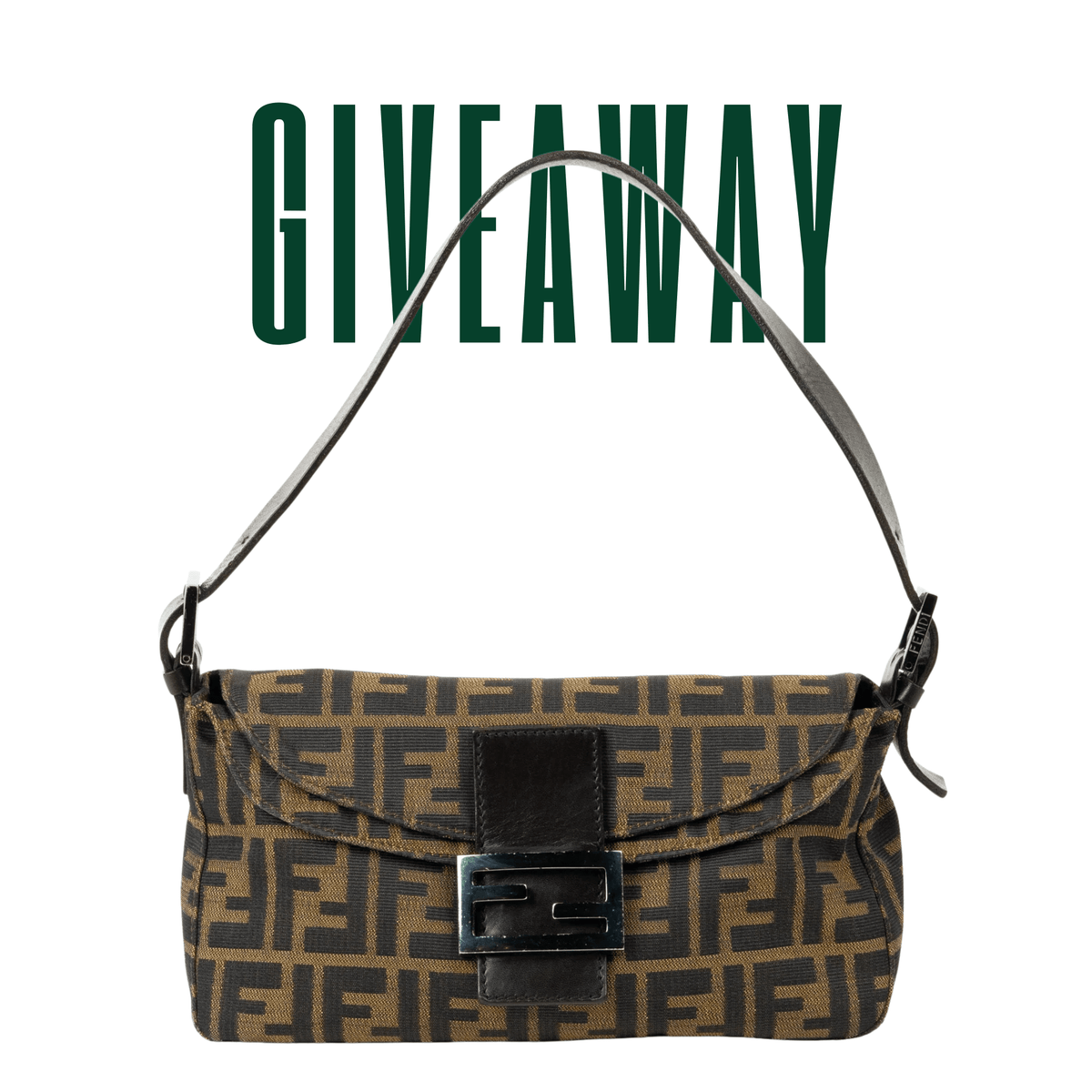 Fendi Zucca Baguette Brown - Giveaway Prize - St. Luxe