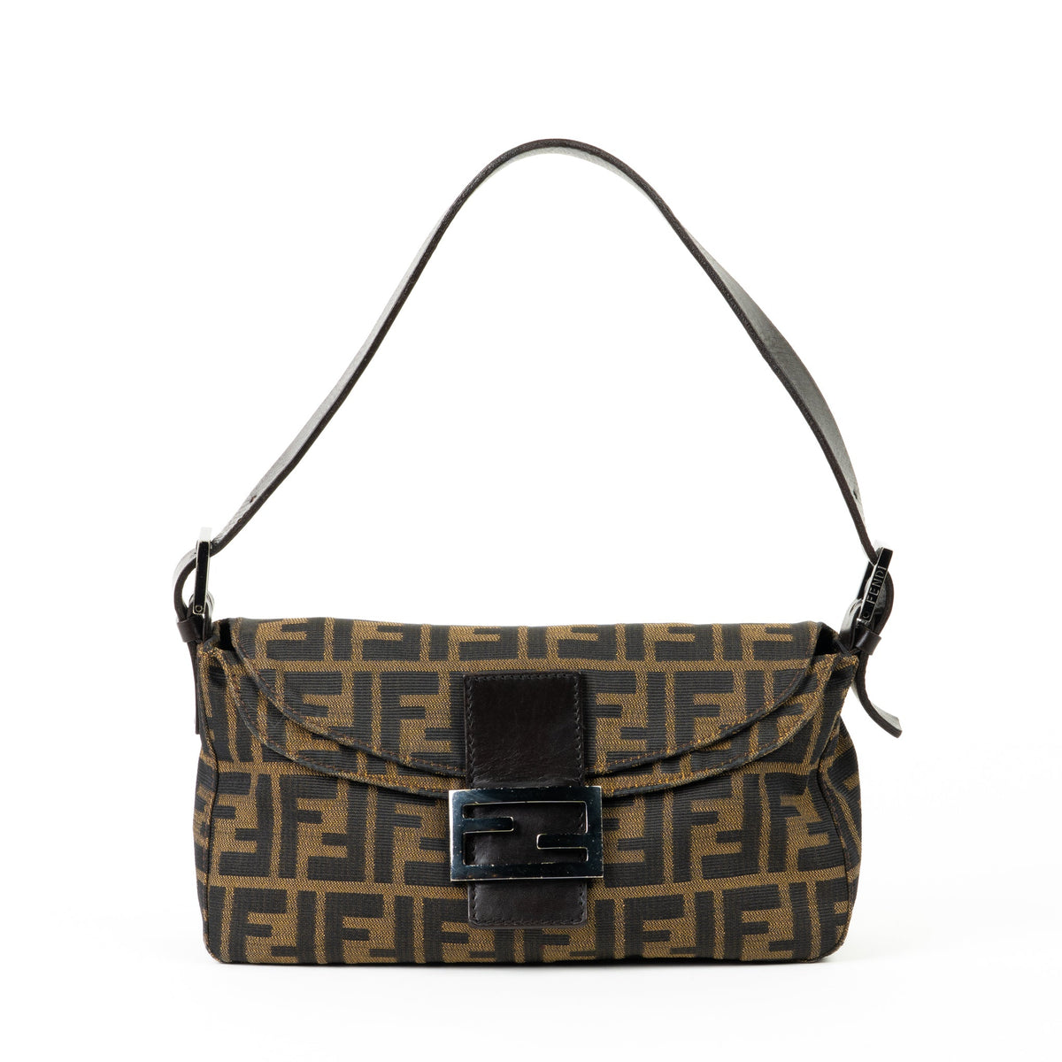Fendi Zucca Baguette Brown - St. Luxe