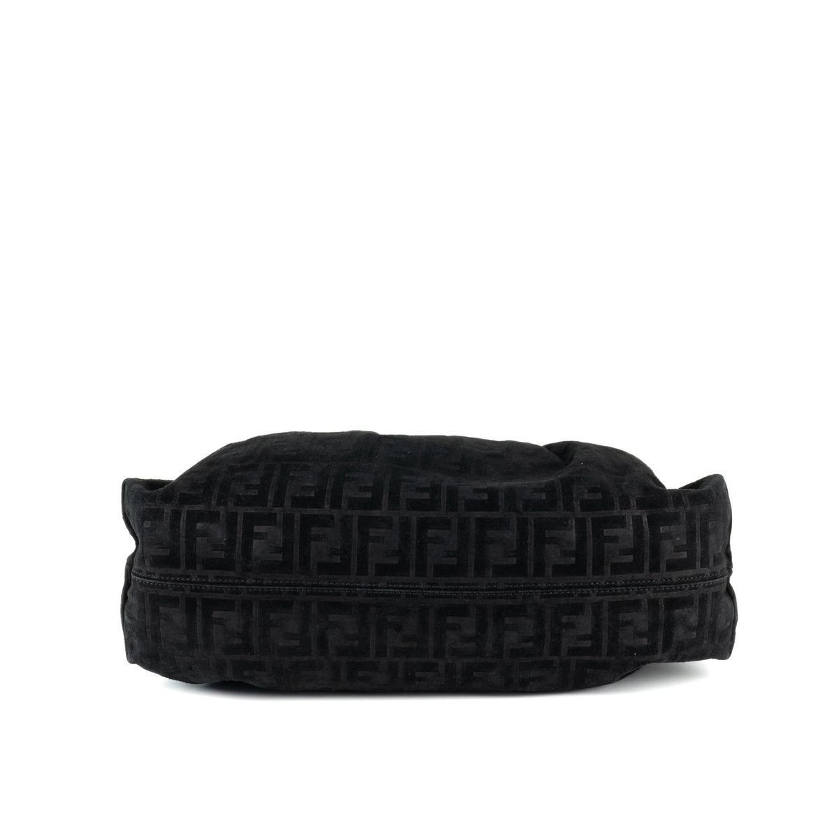 Fendi Zucca Chef Tote Bag in Black Suede - St. Luxe
