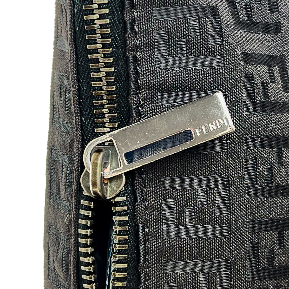 Fendi Zucchino Baguette Shoulder Bag - St. Luxe