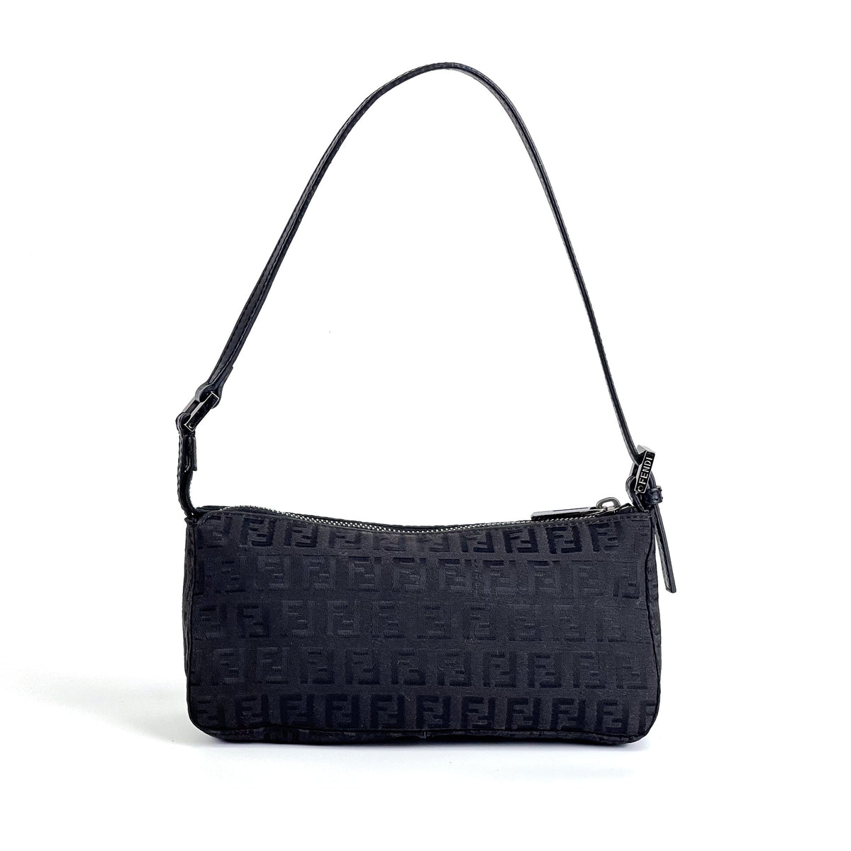 Fendi Zucchino Baguette Shoulder Bag - St. Luxe