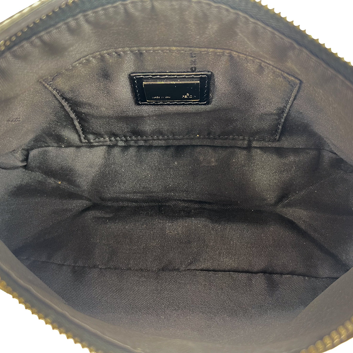 Fendi Zucchino Baguette Shoulder Bag - St. Luxe