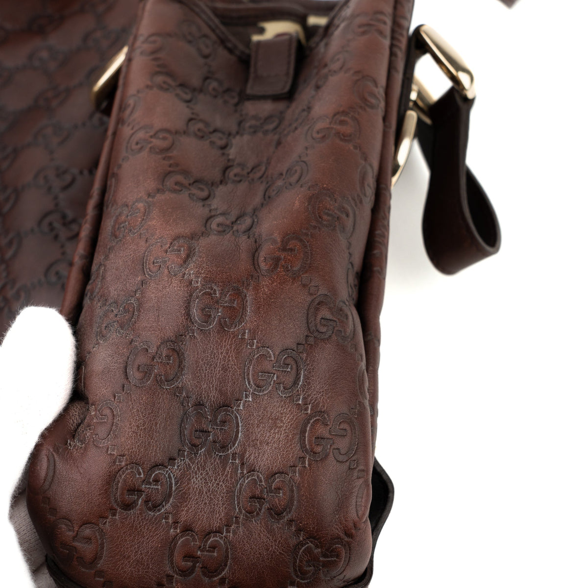 Gucci Abbey Guccissima Leather Bag - St. Luxe