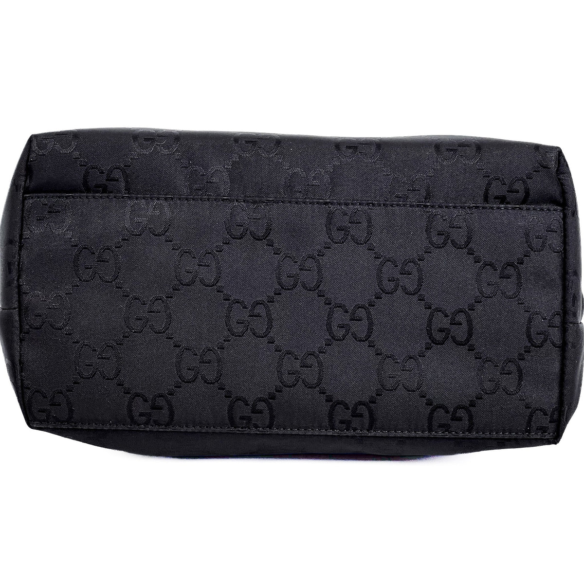 Gucci Black GG Nylon Shoulder Bag - Saint Luxe