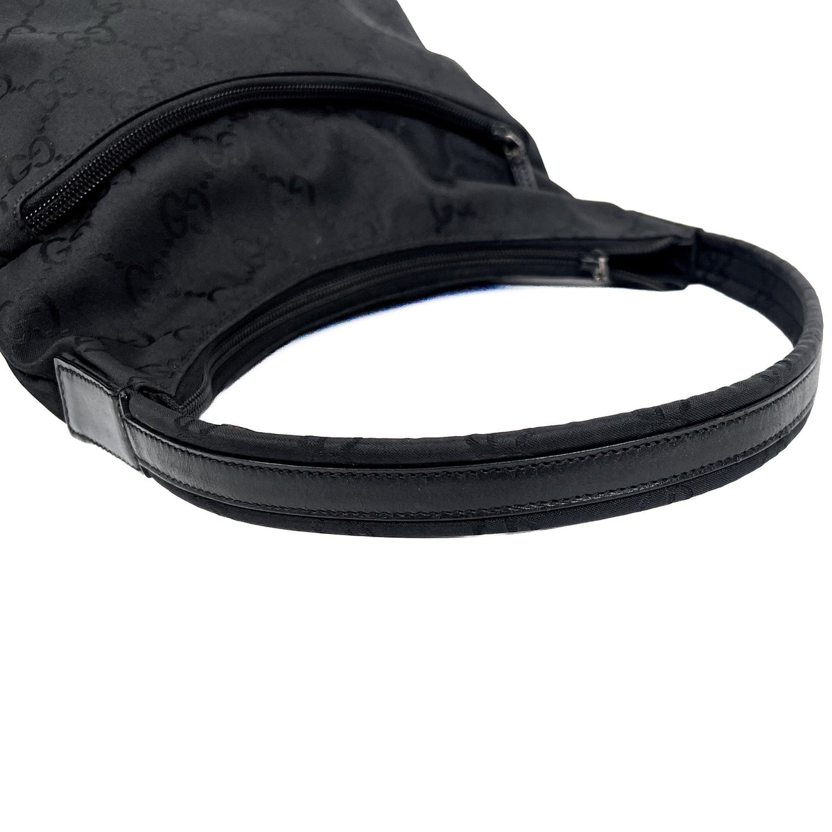 Gucci Black GG Nylon Shoulder Bag - Saint Luxe