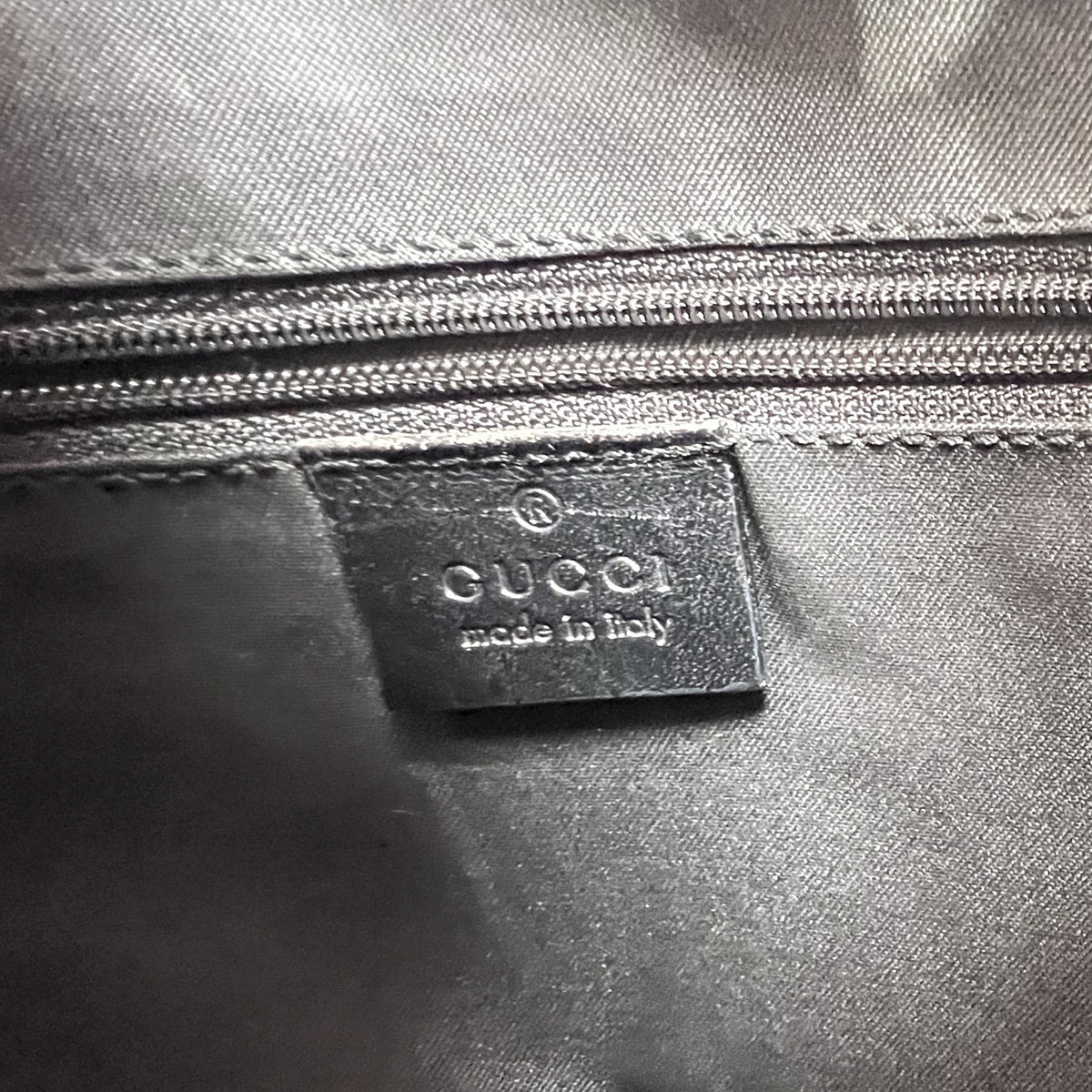Gucci Black GG Nylon Shoulder Bag - Saint Luxe