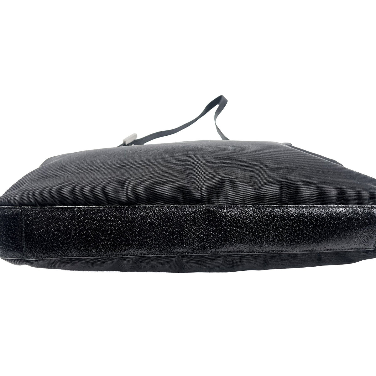 Gucci Black Hobo Nylon & Leather Shoulder Bag - Saint Luxe