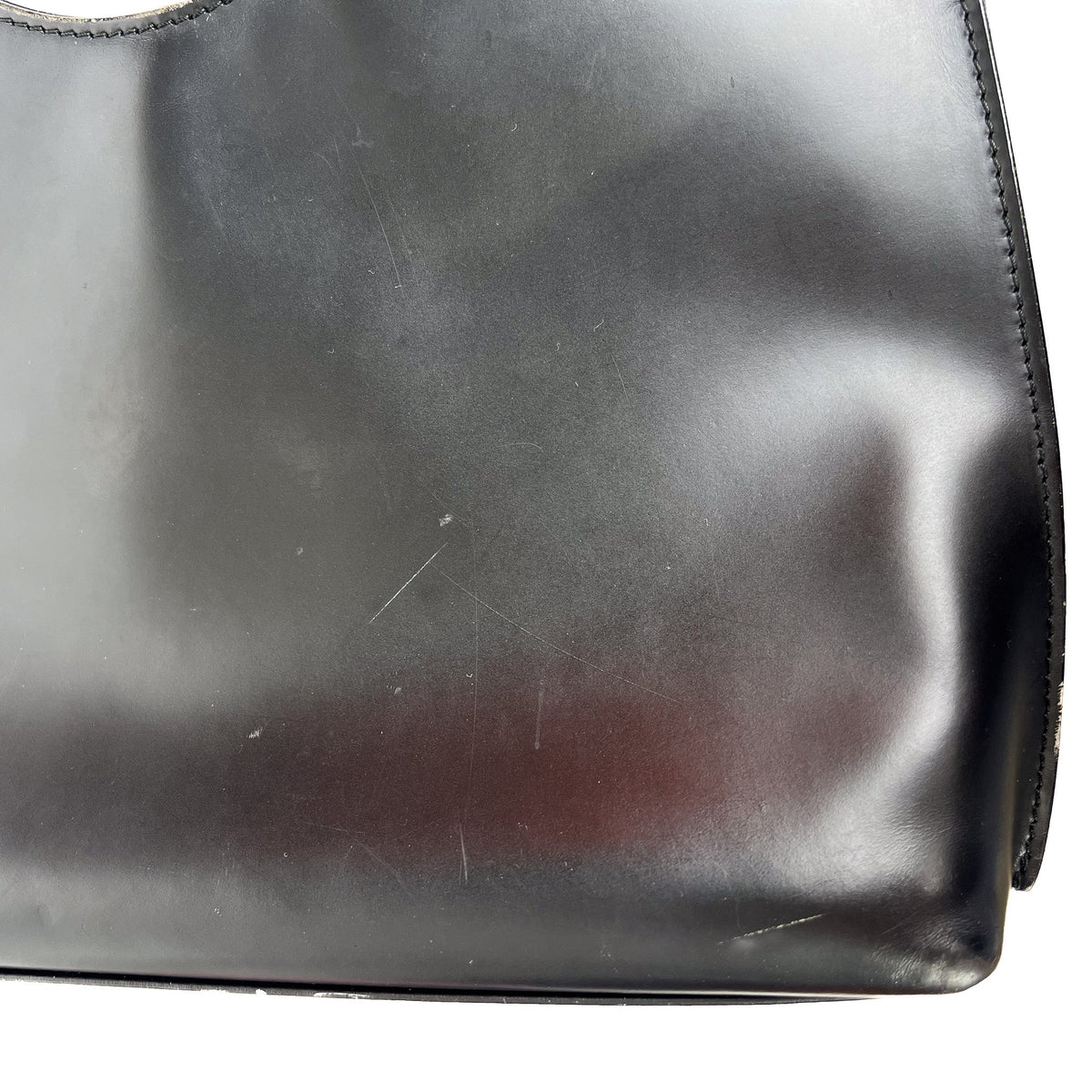 Gucci Black Leather Hobo Shoulder Bag - Saint Luxe