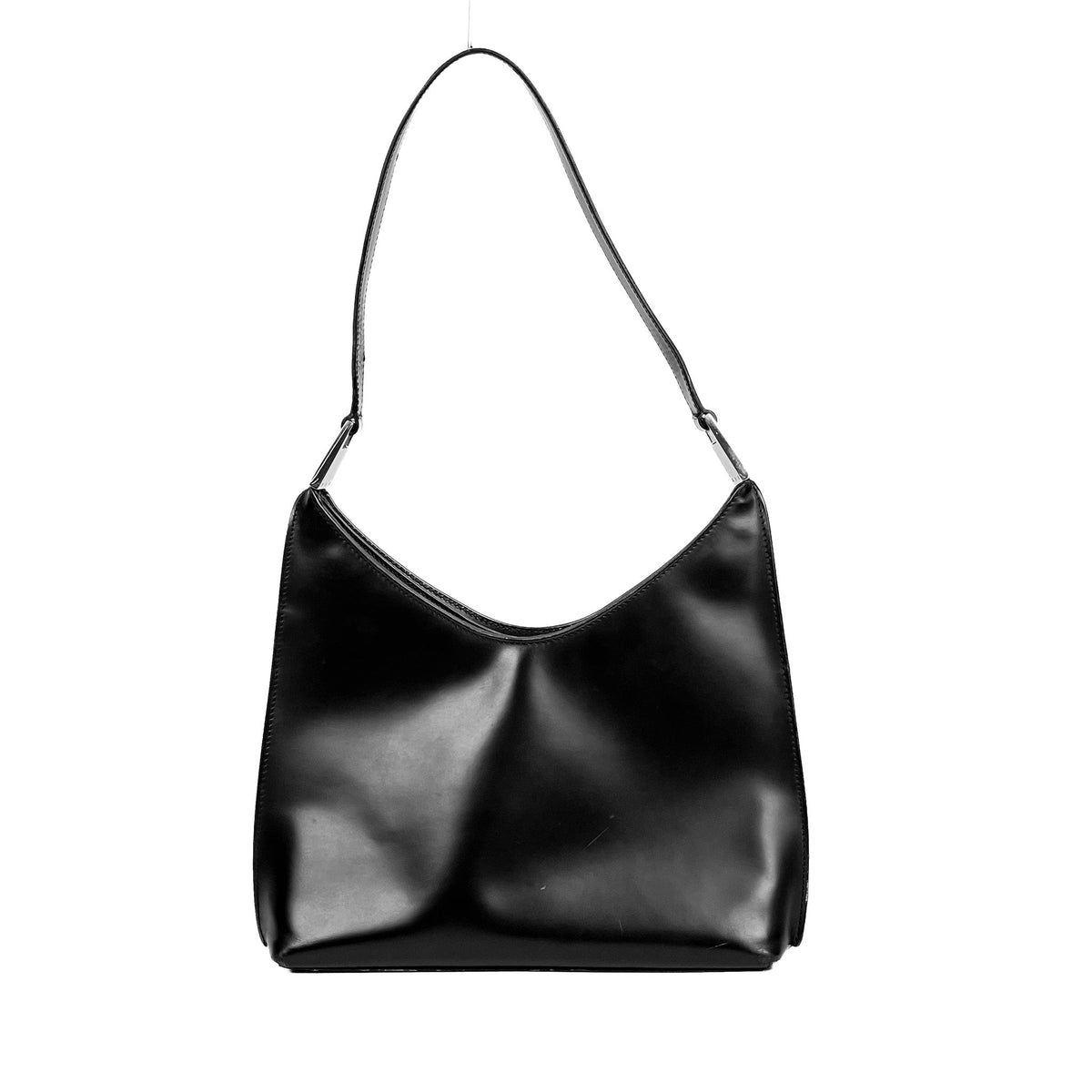 Gucci Black Leather Hobo Shoulder Bag - Saint Luxe