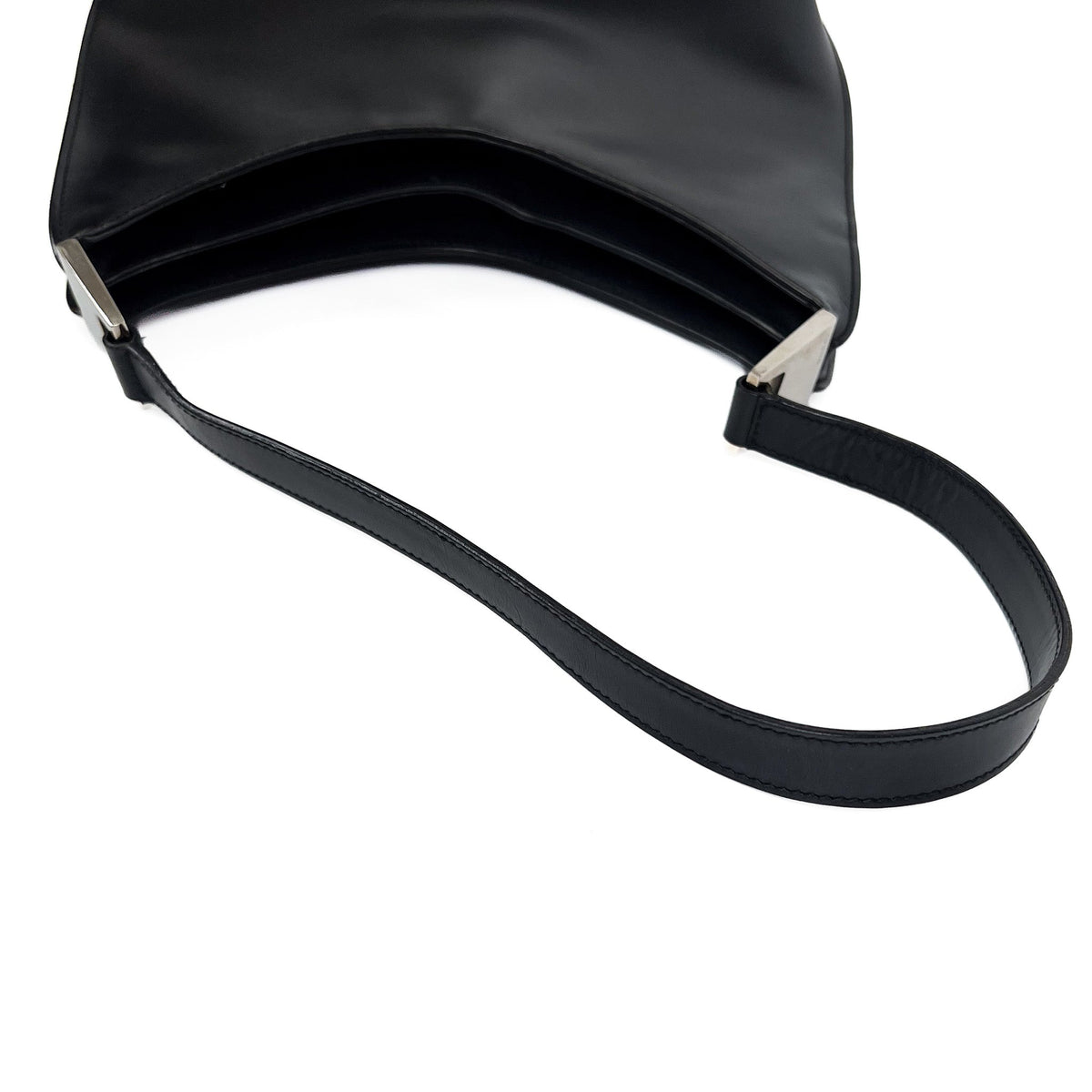 Gucci Black Leather Hobo Shoulder Bag - Saint Luxe