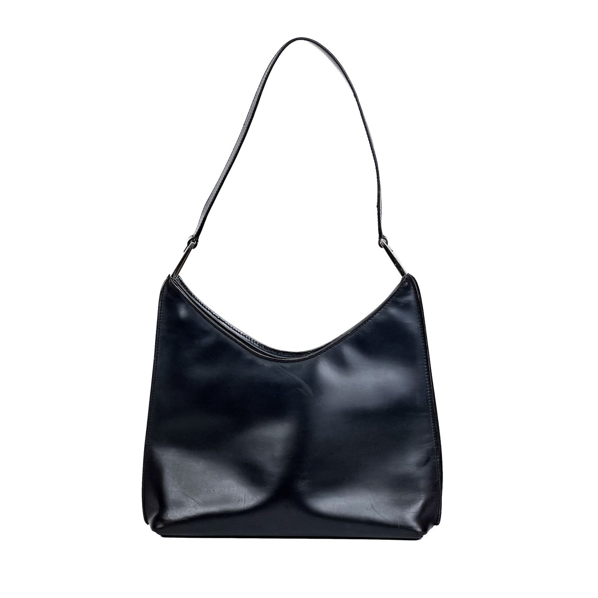 Gucci Black Leather Hobo Shoulder Bag - Saint Luxe