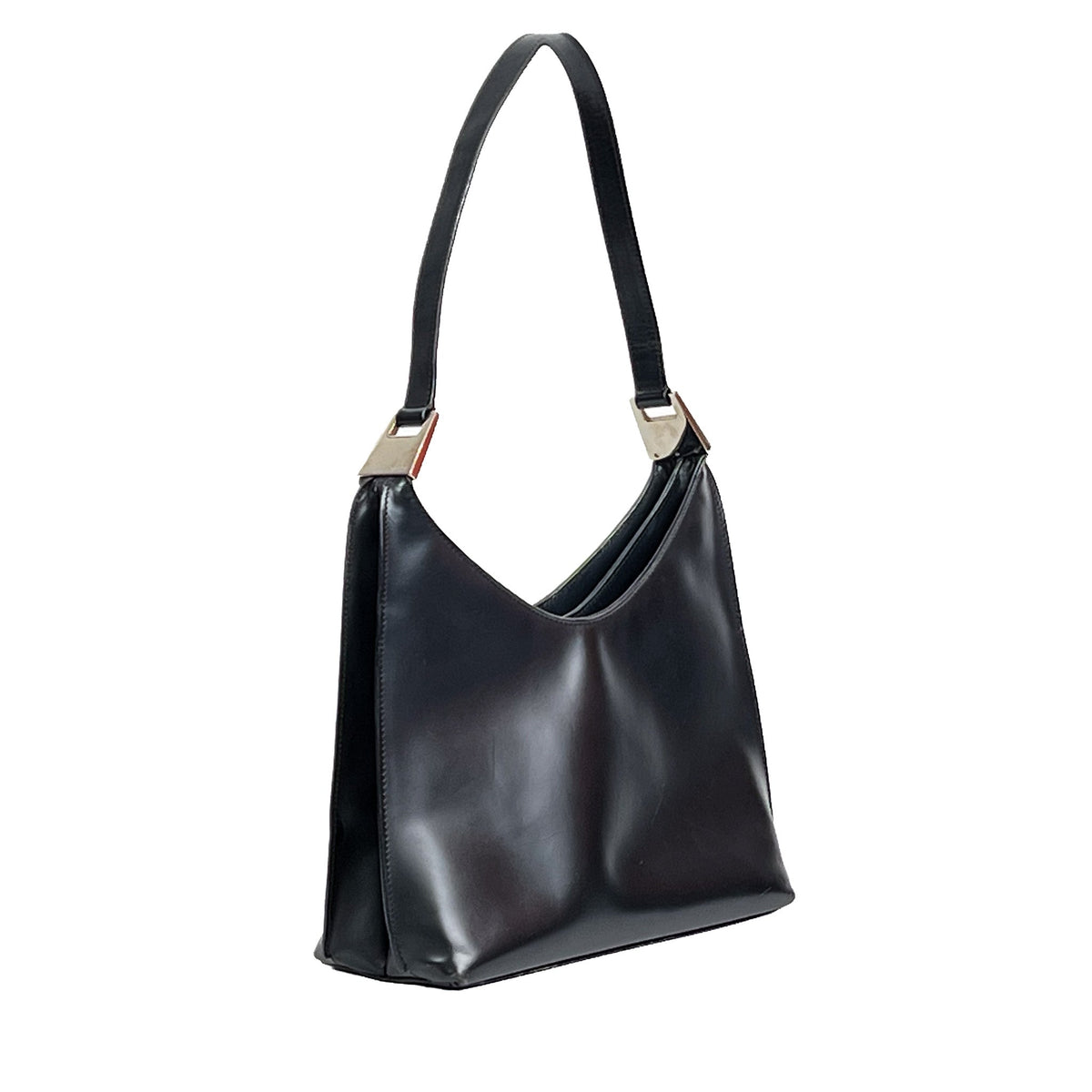 Gucci Black Leather Hobo Shoulder Bag - Saint Luxe