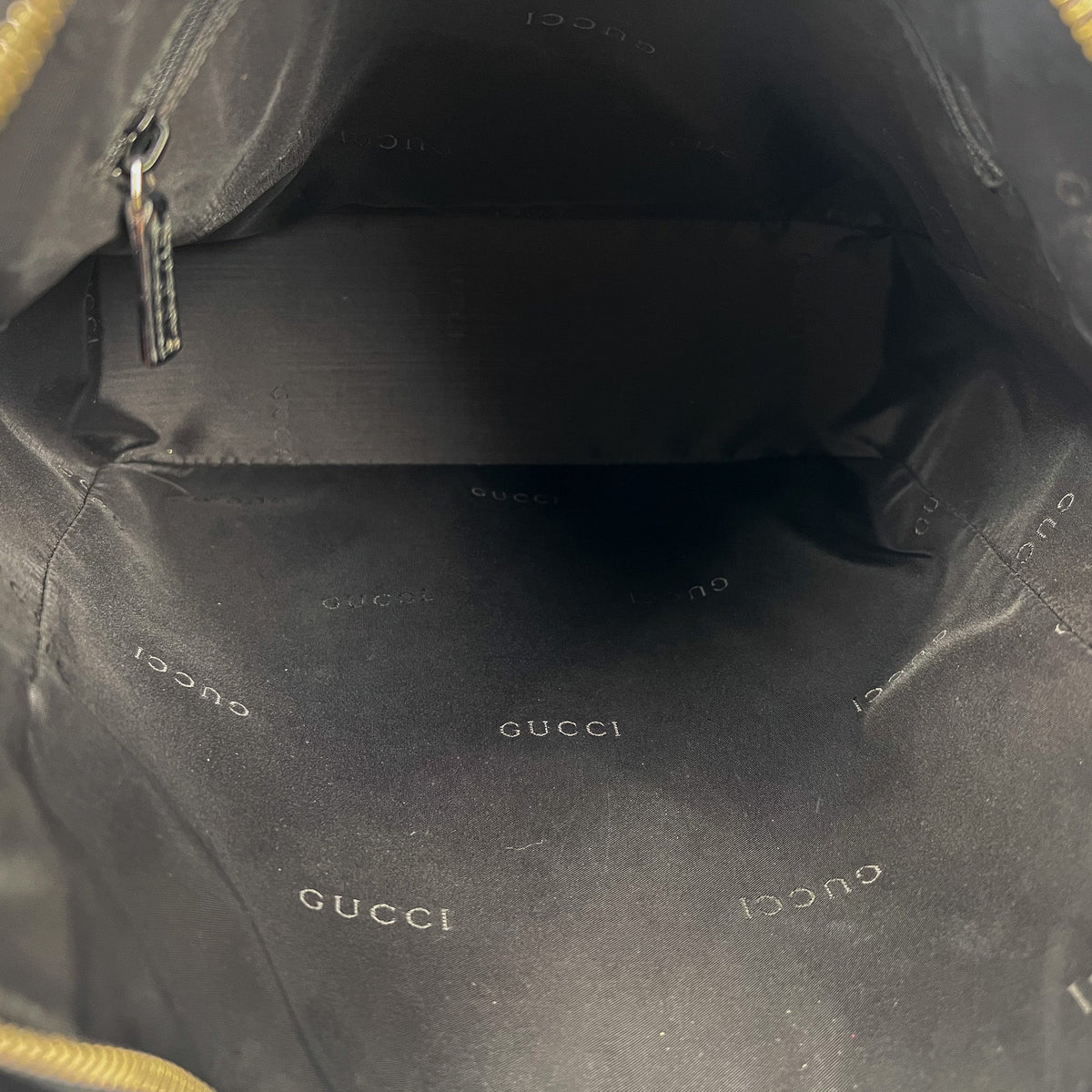 Gucci Black Leather Hobo Shoulder Bag - Saint Luxe