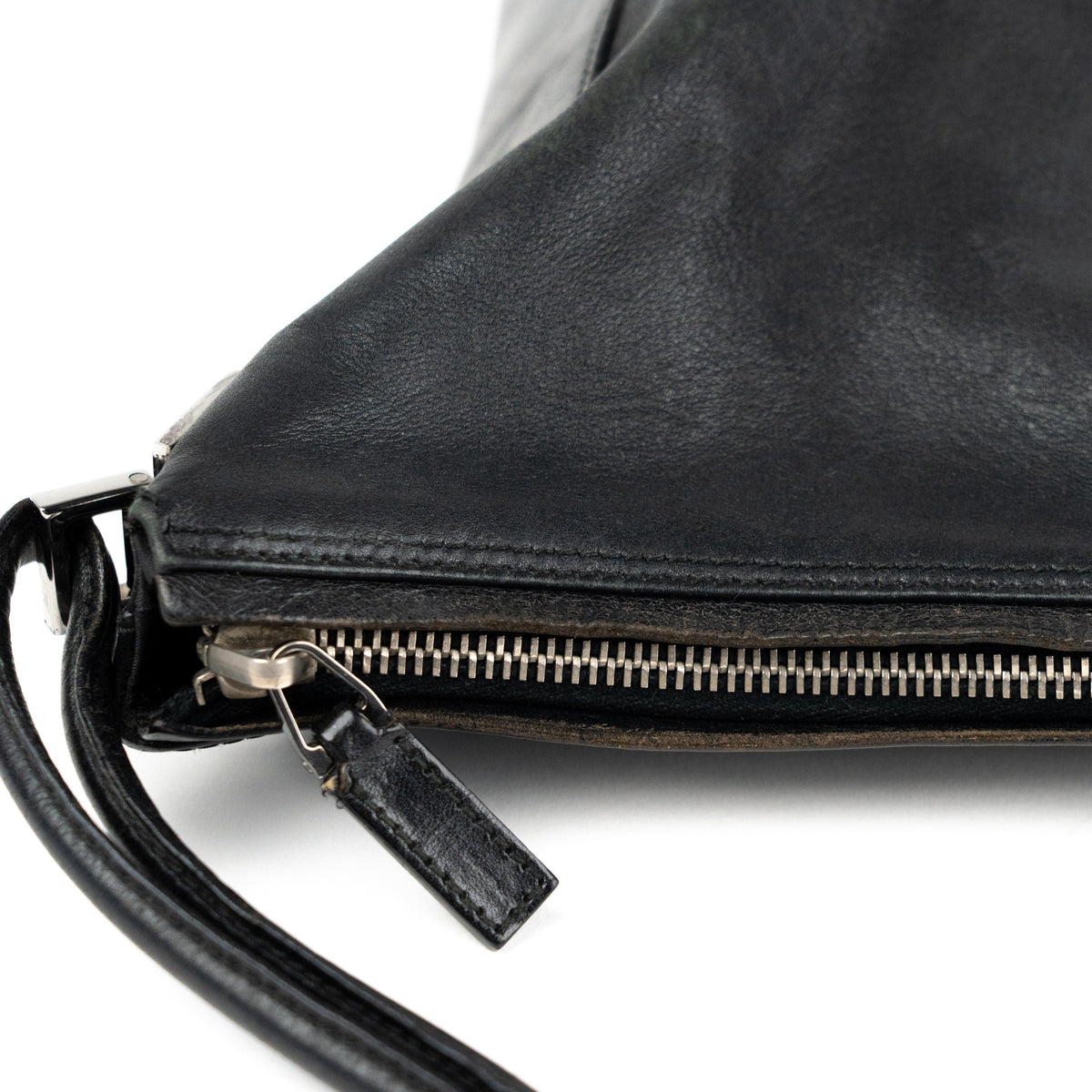 Gucci Black Leather Punch Tote Bag - St. Luxe