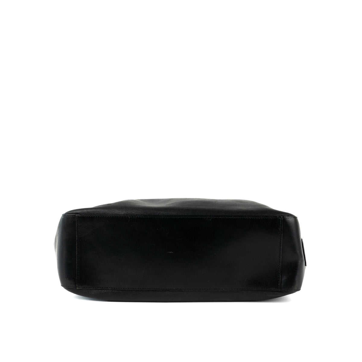 Gucci Black Leather Punch Tote Bag - St. Luxe
