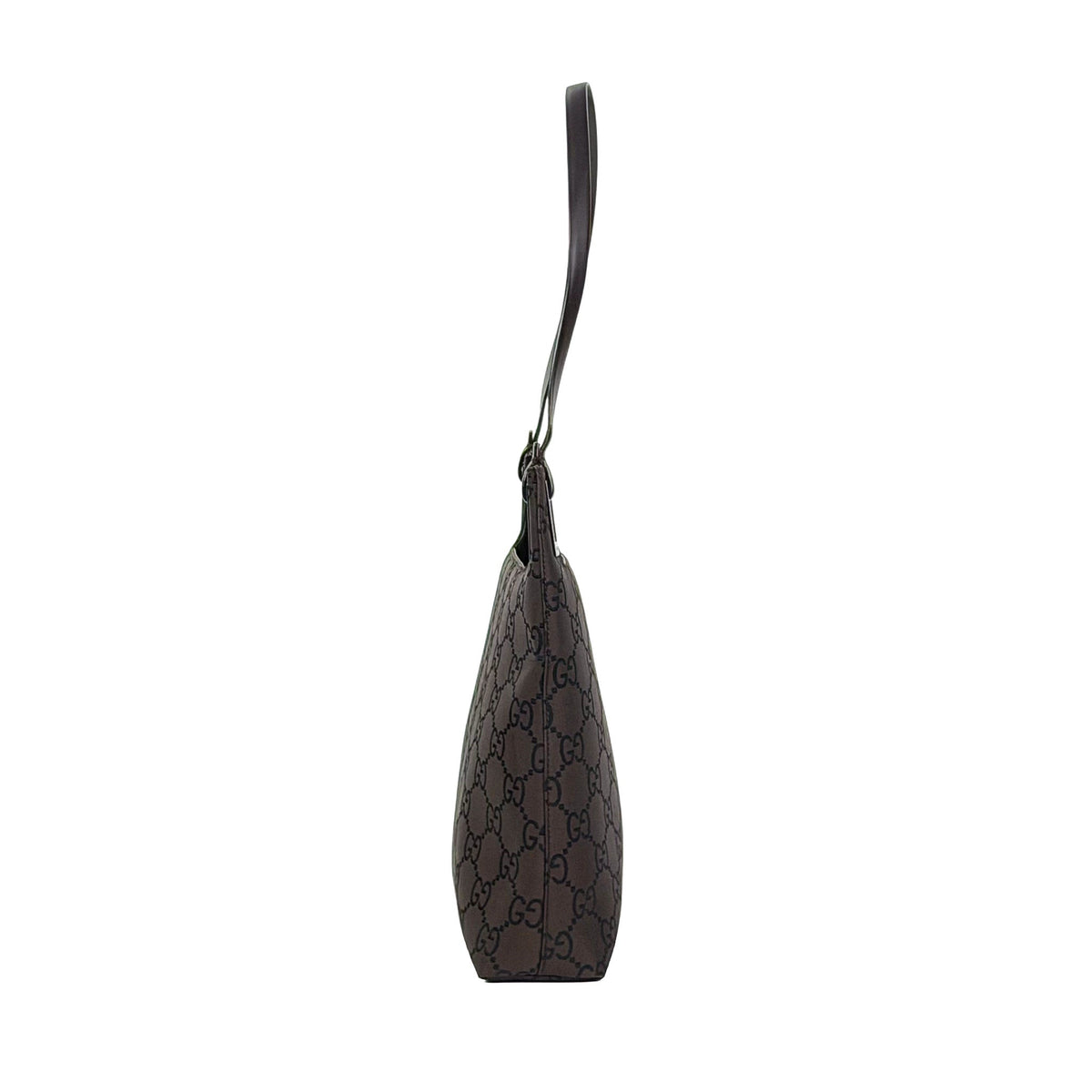 Gucci Brown GG Monogram Shoulder Bag - Saint Luxe