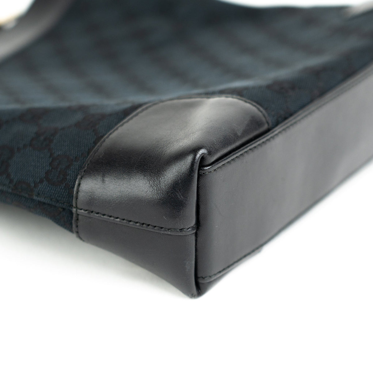 Gucci GG Canvas Black Shoulder Bag - St. Luxe