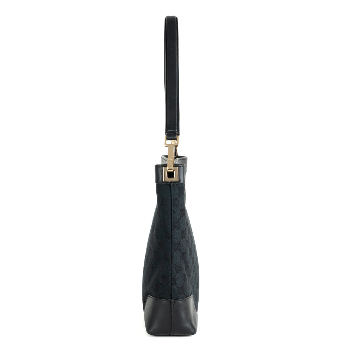 Gucci GG Canvas Black Shoulder Bag - St. Luxe
