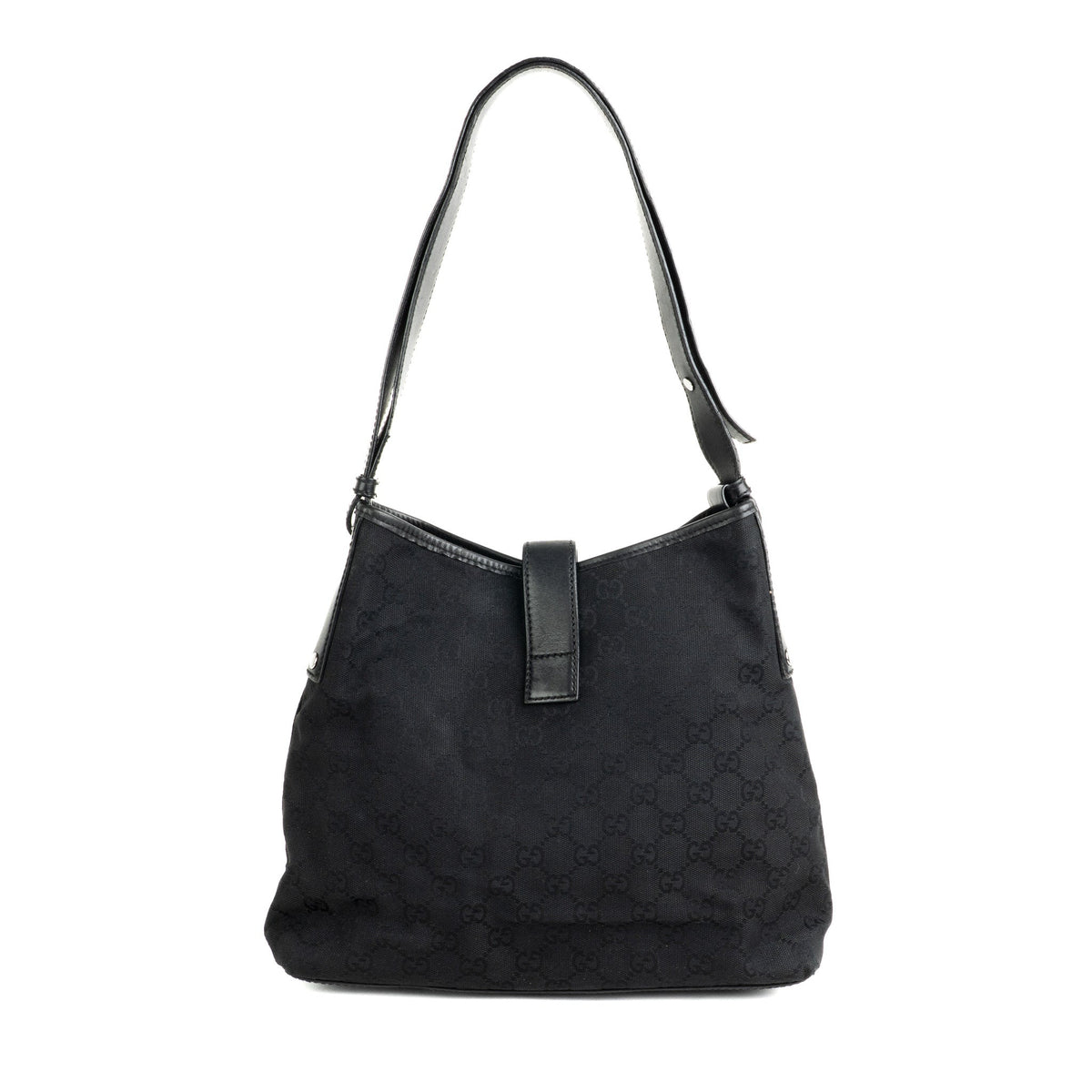 Gucci GG Canvas Pistol Lock Shoulder Bag - St. Luxe