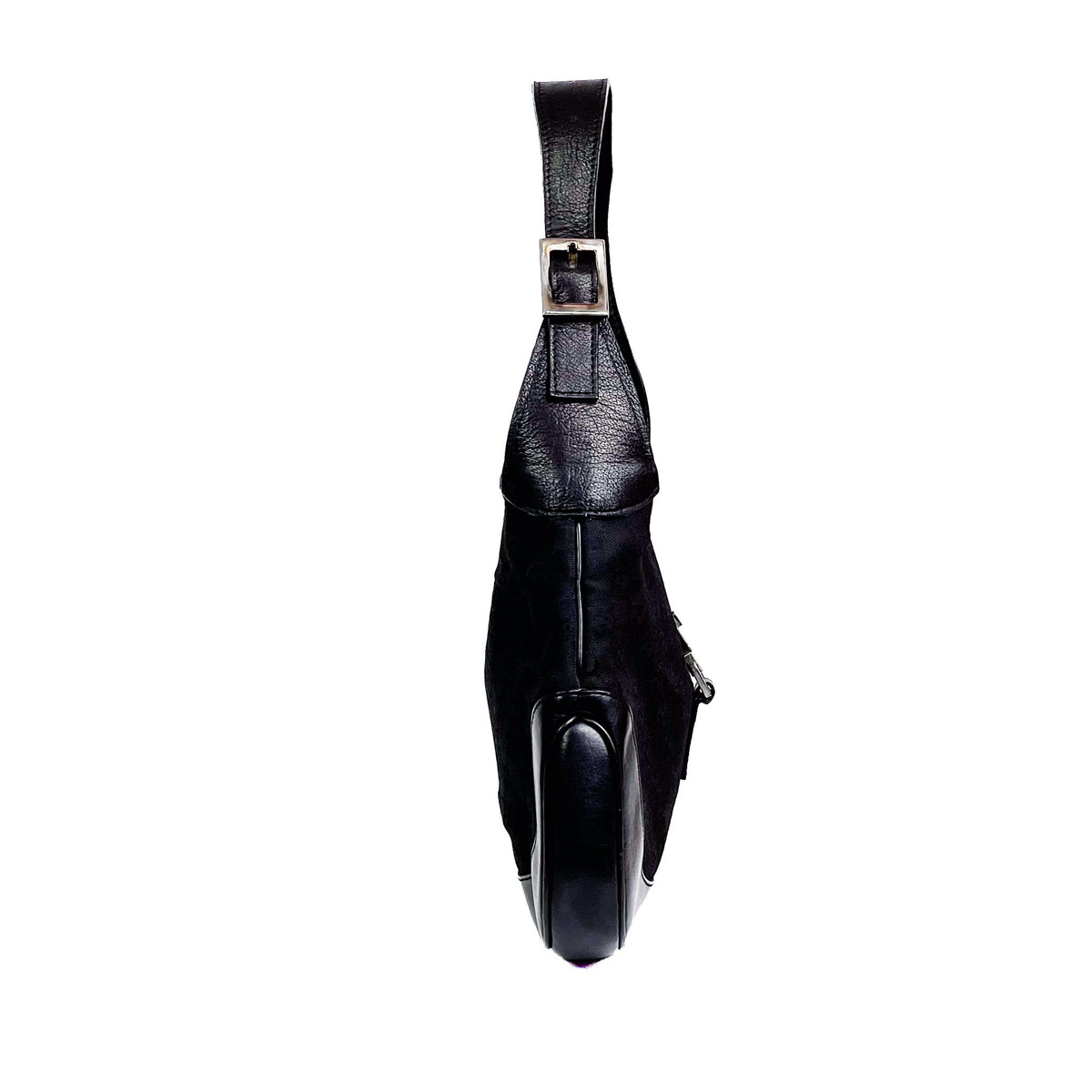 Gucci Jackie Black GG Canvas Hobo Bag - Saint Luxe