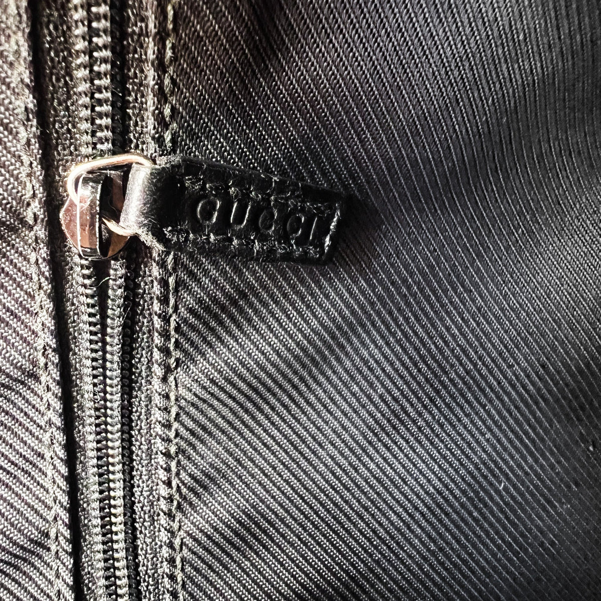 Gucci Jackie Black GG Canvas Hobo Bag - Saint Luxe