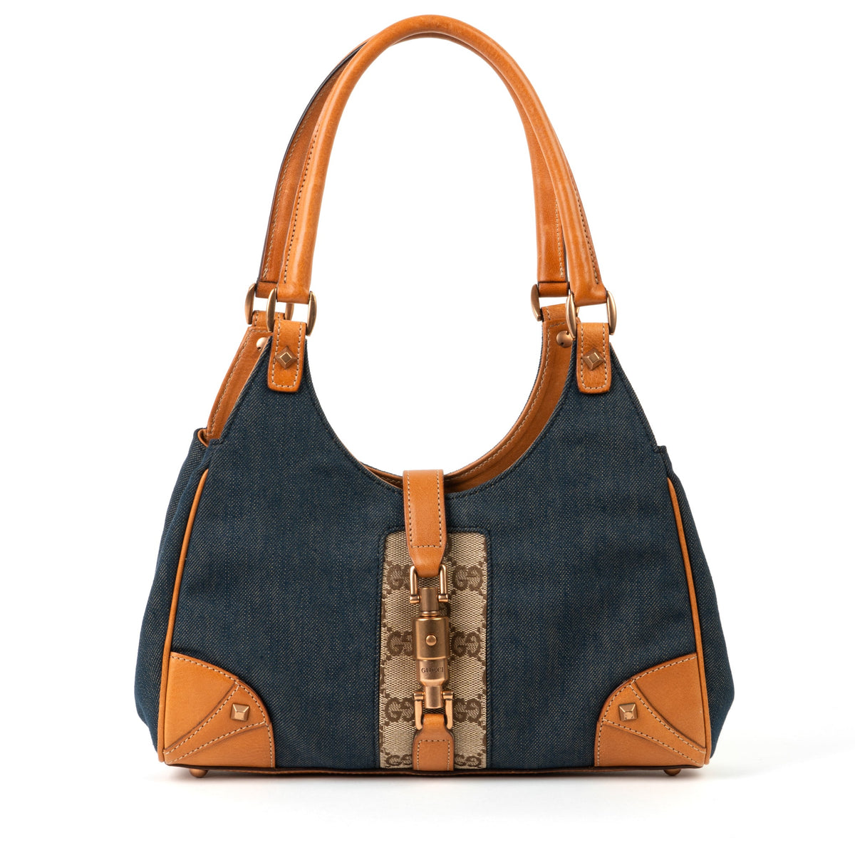 Gucci Jackie Blue Denim Canvas - St. Luxe