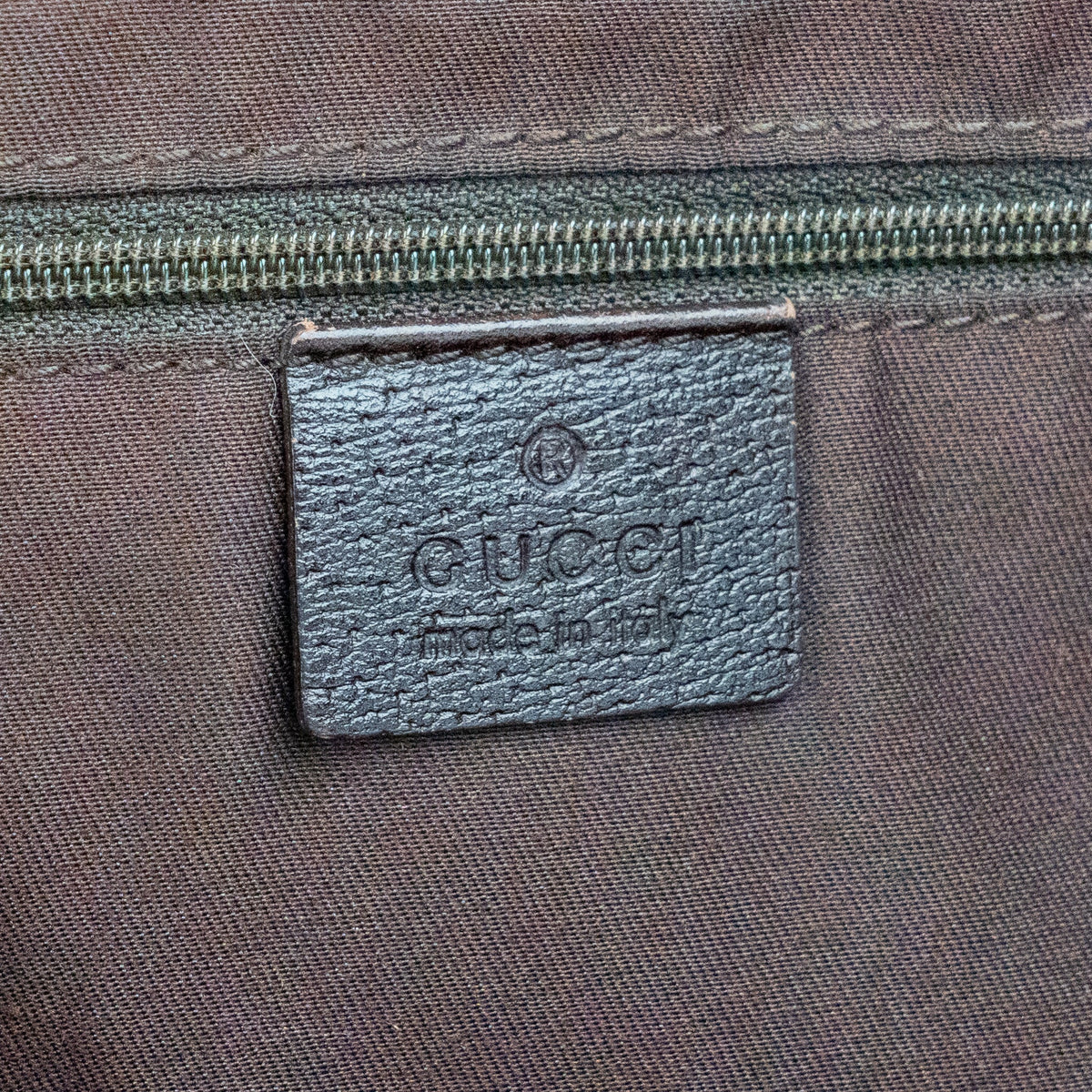 Gucci Monogram Abbey D Ring Tote Brown - St. Luxe