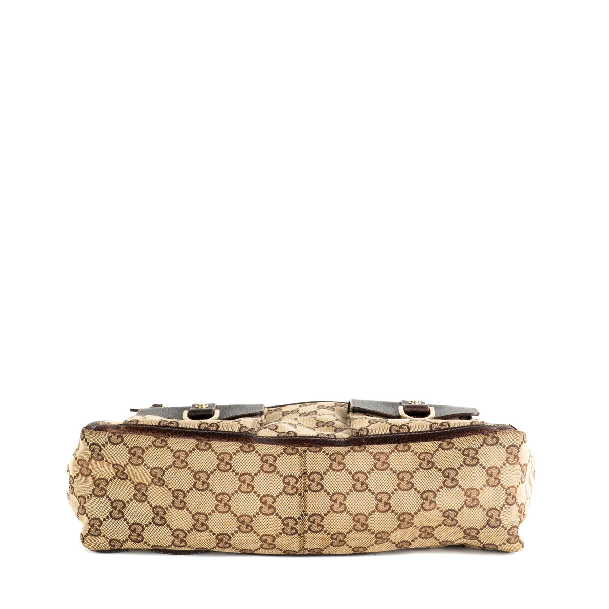 Gucci Monogram Abbey D Ring Tote Brown - St. Luxe