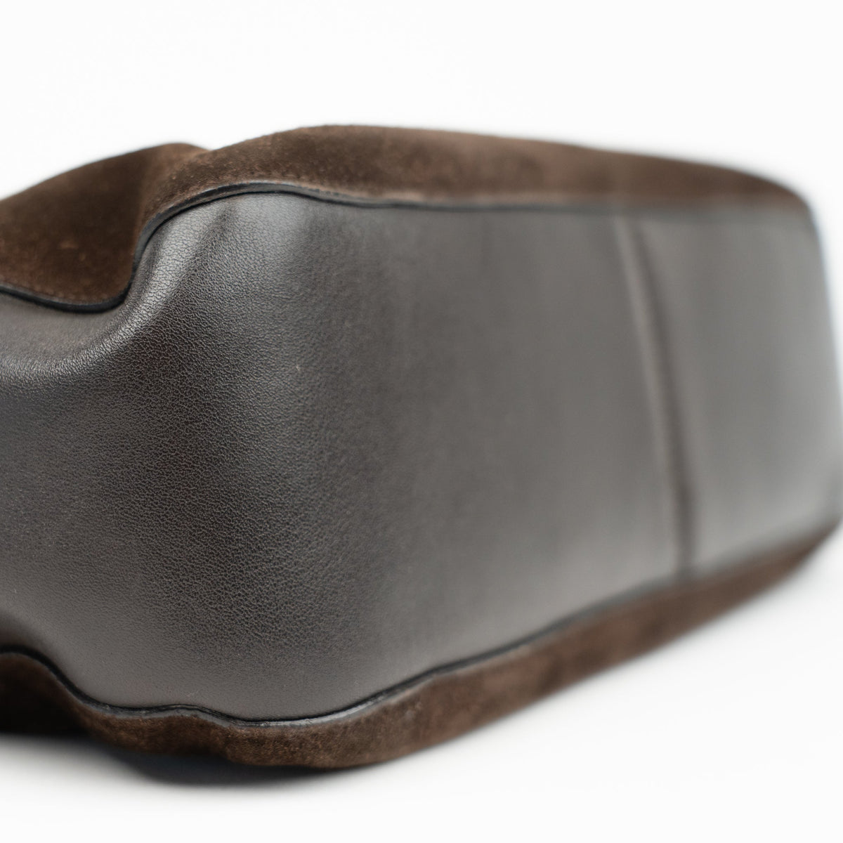 Gucci Suede Bamboo Shoulder Bag - St. Luxe