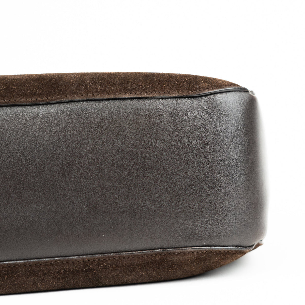 Gucci Suede Bamboo Shoulder Bag - St. Luxe