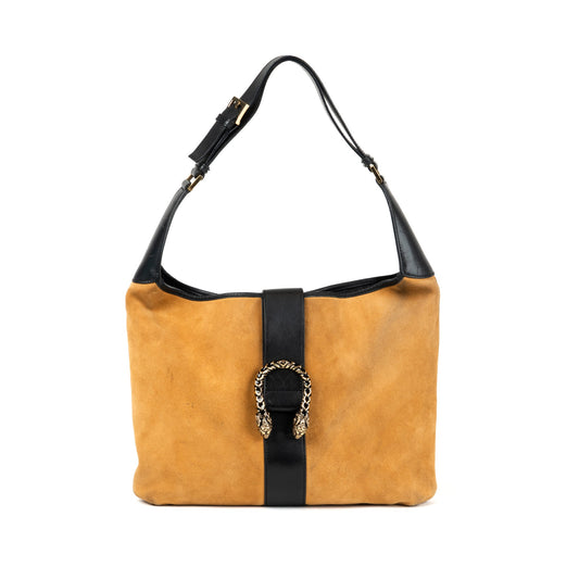 Gucci Suede Dionysus Shoulder Bag - St. Luxe
