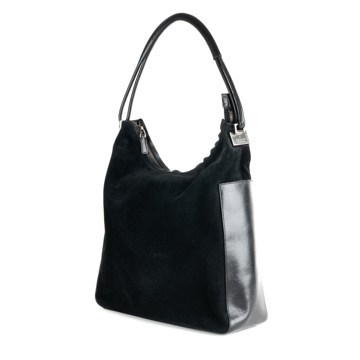 Gucci Suede Hobo Shoulder Bag - St. Luxe