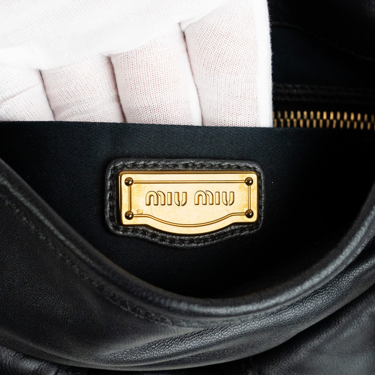 Miu Miu Matelassé Nappa Leather Coffer Hobo Bag - St. Luxe