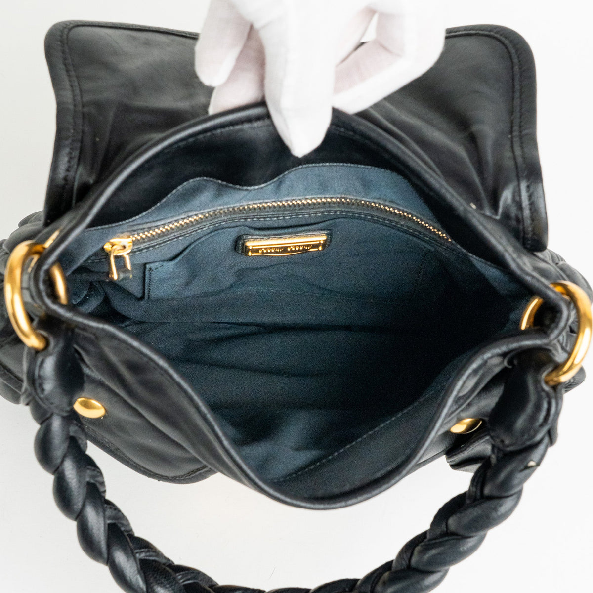 Miu Miu Matelassé Nappa Leather Coffer Hobo Bag - St. Luxe