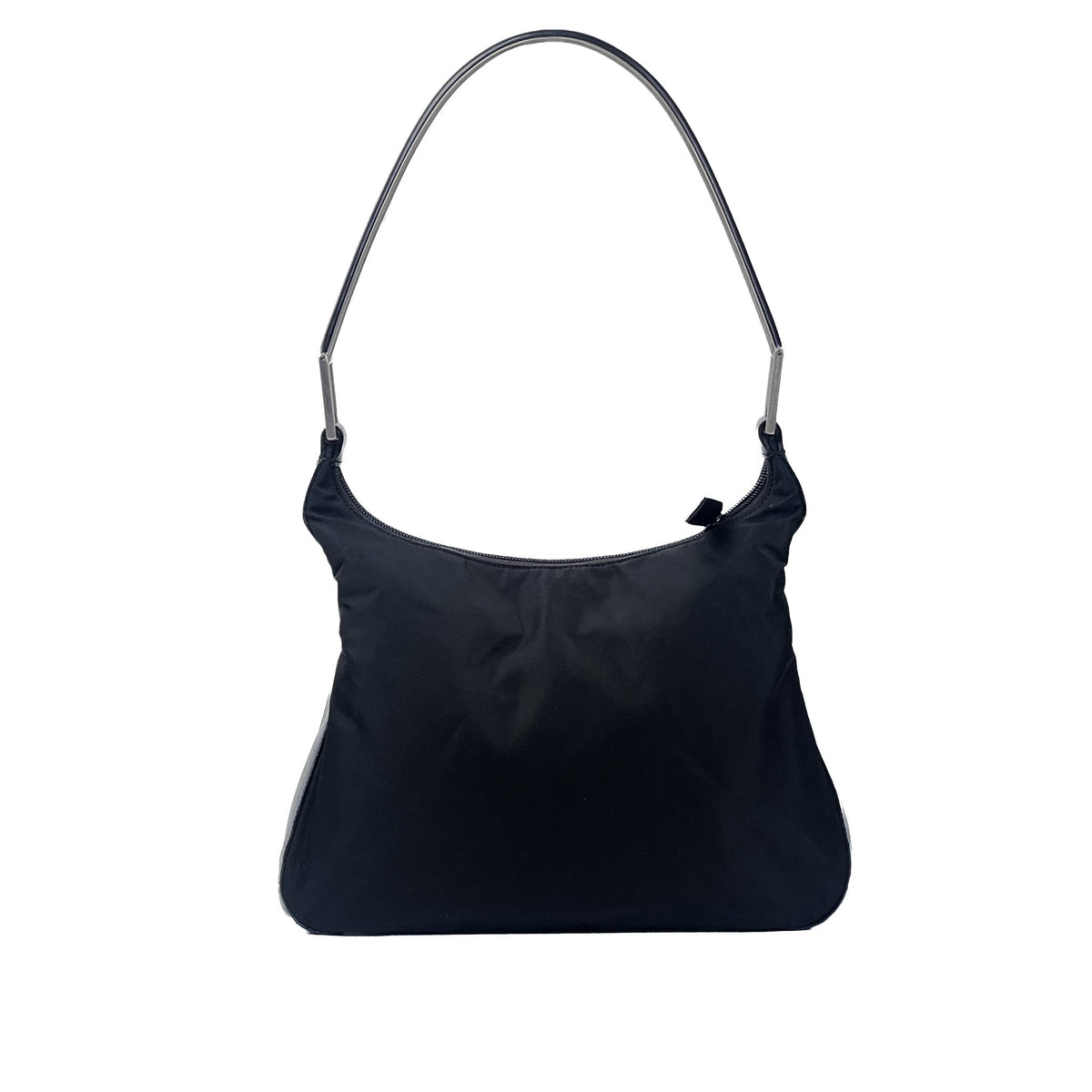 Prada Black Tessuto Nylon & Leather Shoulder Bag - Saint Luxe