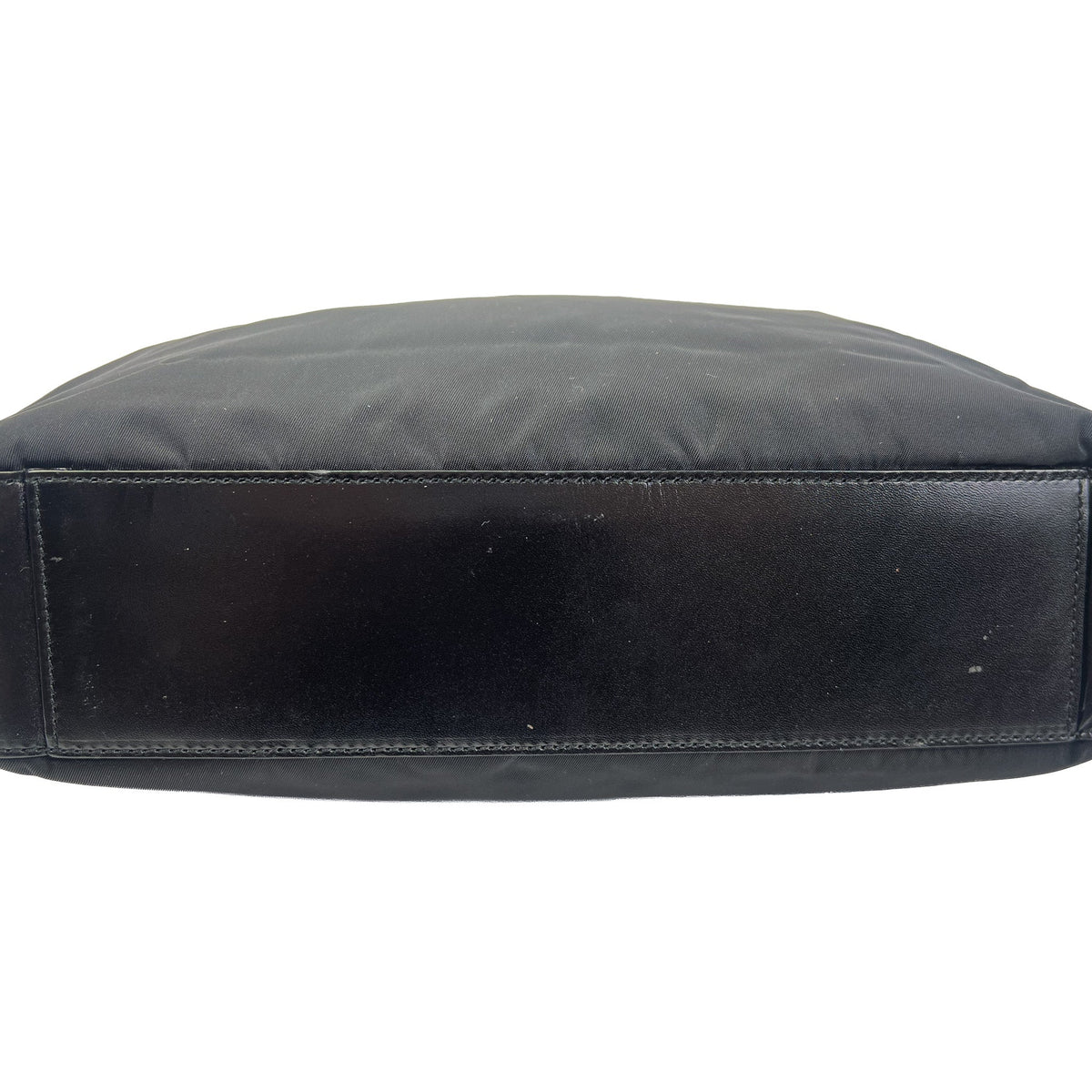 Prada Black Tessuto Nylon & Leather Shoulder Bag - Saint Luxe