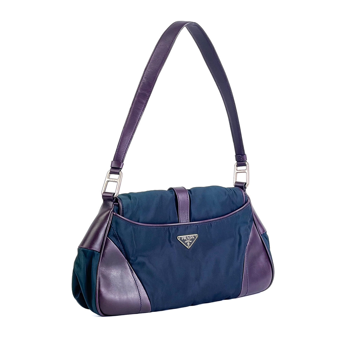 Prada Tessuto Chain Shoulder Bag - St. Luxe