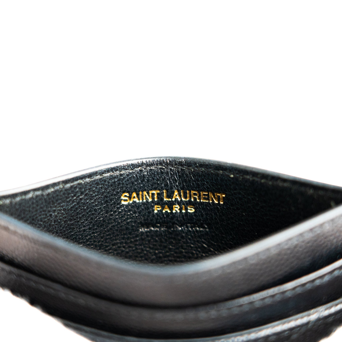 Saint Laurent Cassandre Matelasse Card Case - St. Luxe